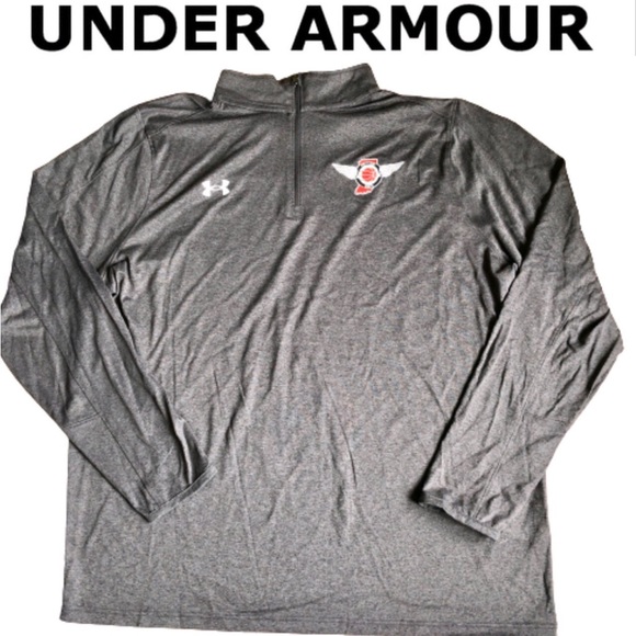 Under Armour Other - UNDER ARMOUR Pullover Shirt Jersey 1/4 Zip Gray XXL Men’s